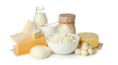 Sala de almacenamiento en frío de leche y productos lácteos