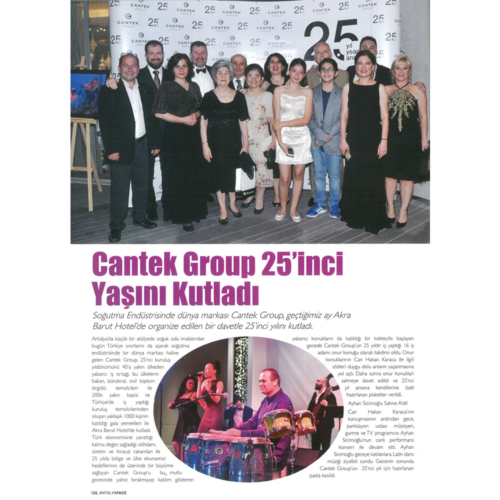 Cantek Group 25'nci Yaşını Kutladı